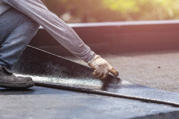 Professional Emergency Waterproofing technician working in Paw Paw, MI